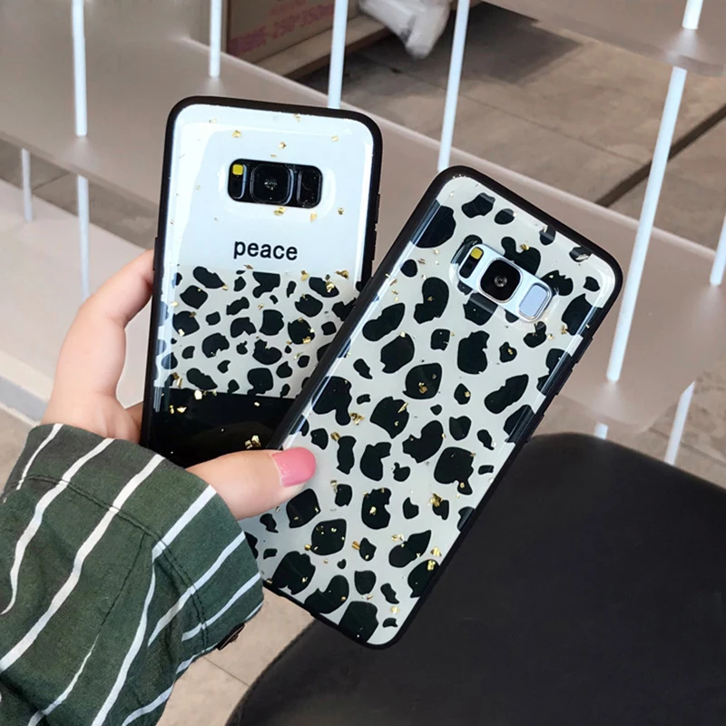 Чехол с леопардовым принтом для Samsung Galaxy Note 20 S20 S10 S9 S8 Plus Ultra 10 9 8|Бамперы| |