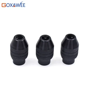 Аксессуар для дрели GOXAWEE, универсальный мульти-ключ без ключа, патрон для мини дрели, роторные инструменты для дрели Dremel, 8x0,75 мм, 3 шт.