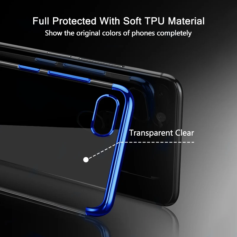 Прозрачный чехол для Xiaomi Redmi 6A, чехол-бампер, тонкий чехол Platint, прозрачный ТПУ силиконовый чехол-накладка для Xiaomi Redmi 6A 6 A, чехол