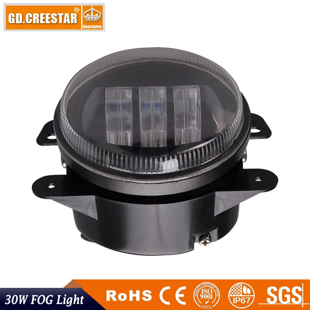 30 Вт 4 &quotПара светодиодный противотуманный фонарь дальнего света для JK Wrangler Cherokee