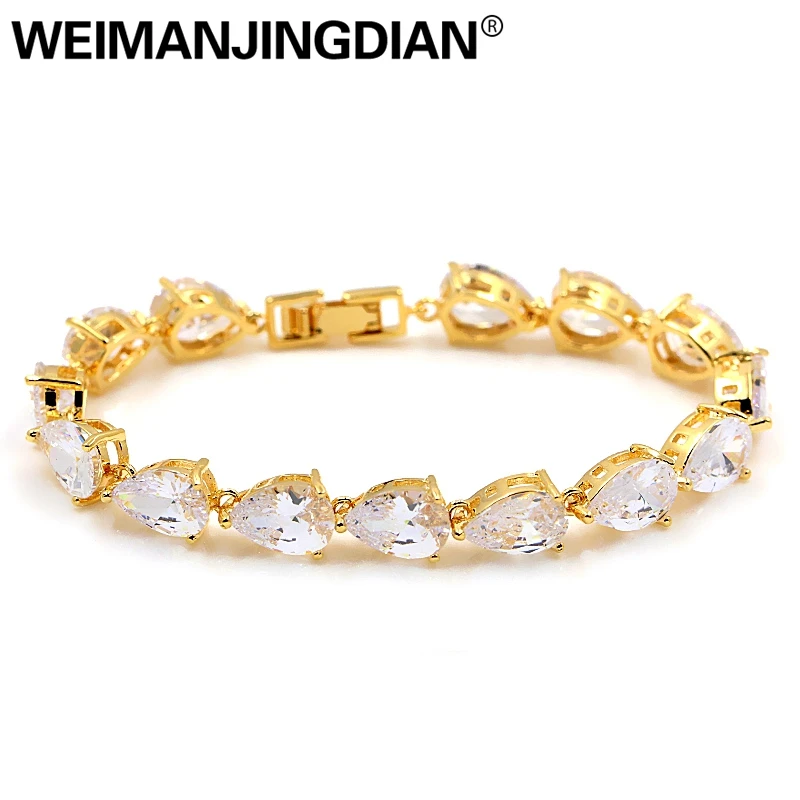 WEIMANJINGDIAN брендовые блестящие кубические циркониевые хрустальные теннисные