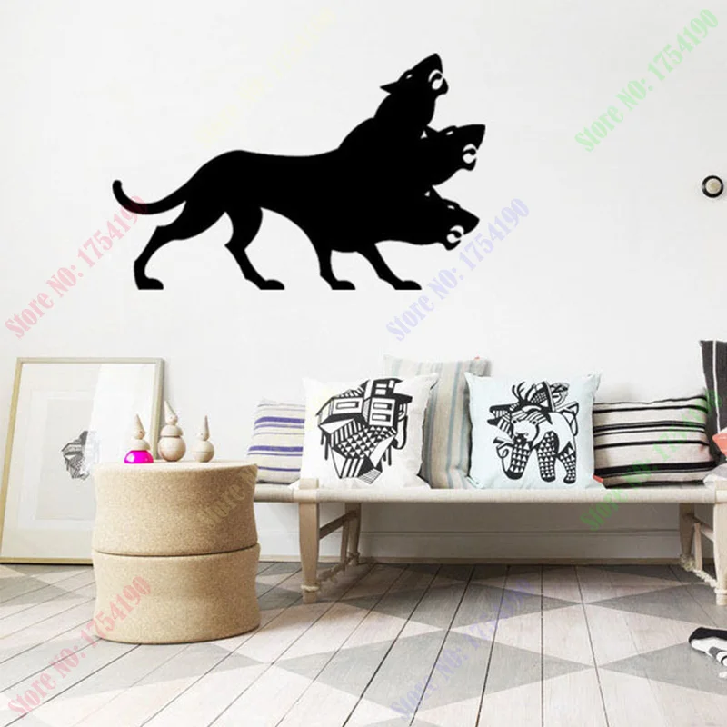 

Free Shipping Wolf wall stickers vinyl stickers home decor Bedroom/living room home wall stickers DIY Mural Art Decor