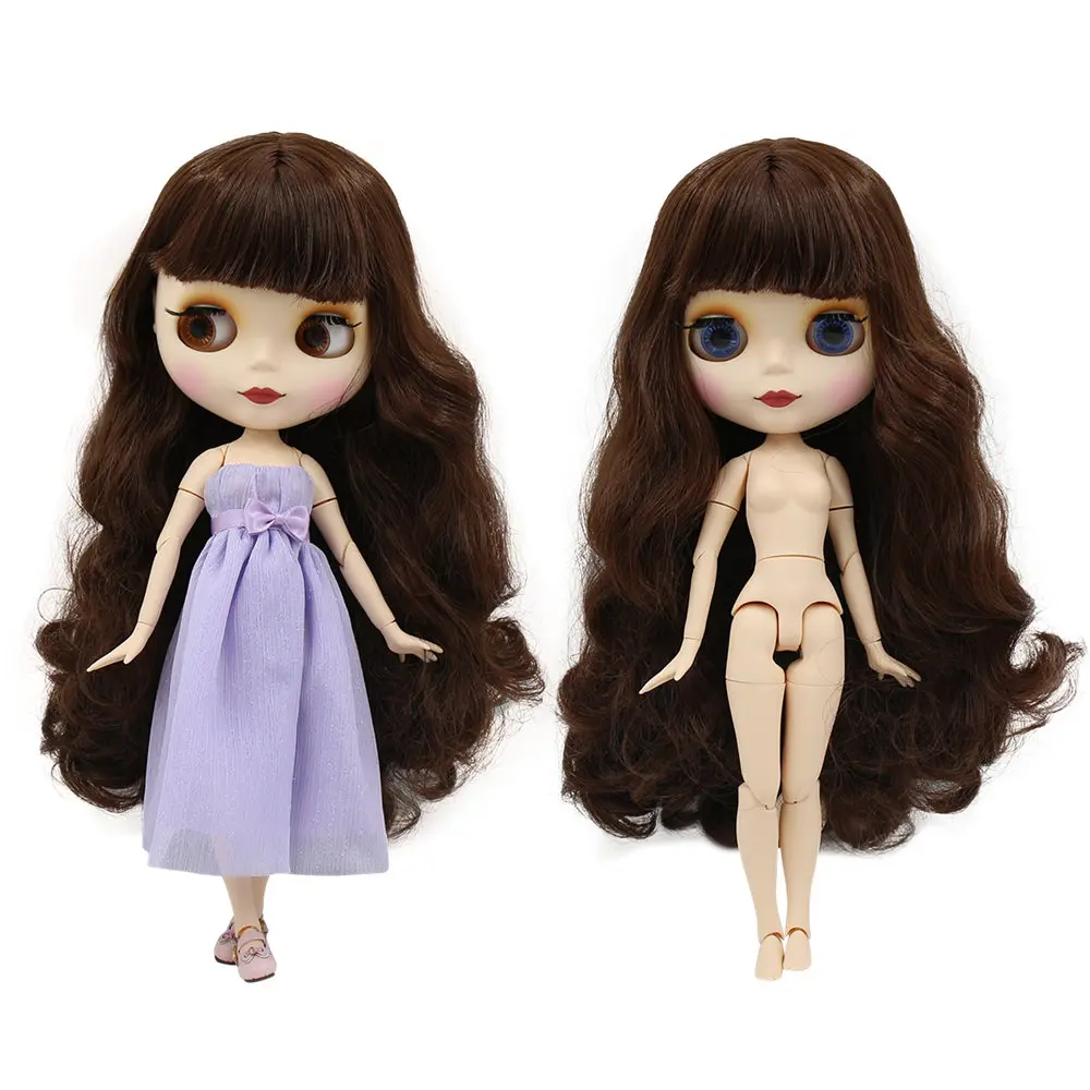 Ледяная фабрика Blyth кукла шарнир тело DIY обнаженные игрушки BJD модные куклы девушка подарок новое специальное предложение на продажу с ручной набор A& B