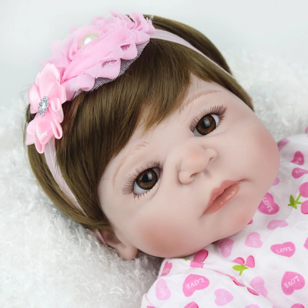 Кукла NPKDOLL 22 дюйма 55 см силиконовая Reborn мягкая Bjd кукла принцессы игрушки для