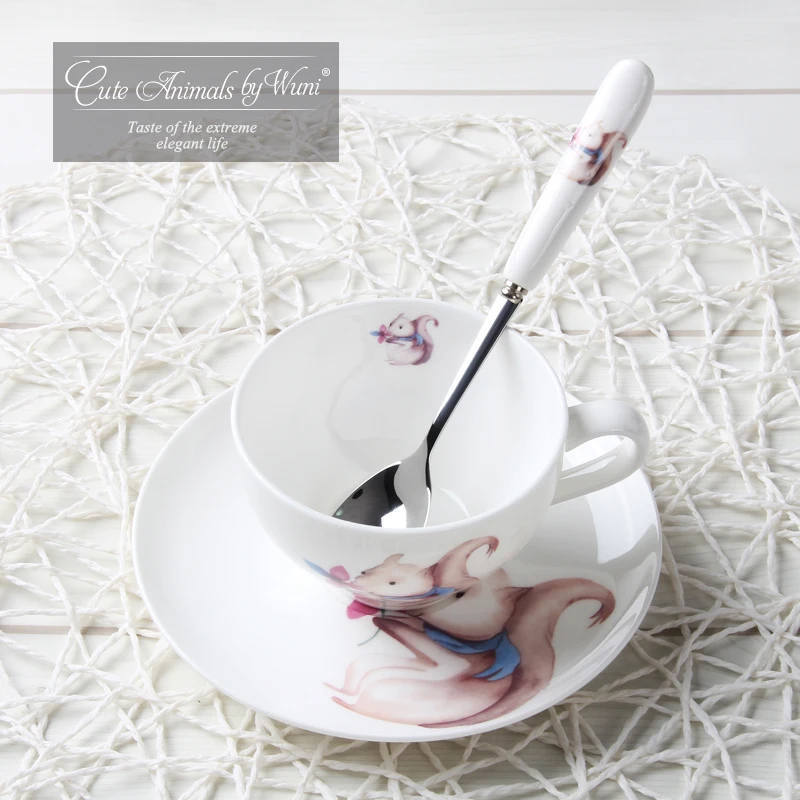 Кофейная чашка в европейском стиле с ложкой|cup saucer|coffee cup saucerceramic saucers |