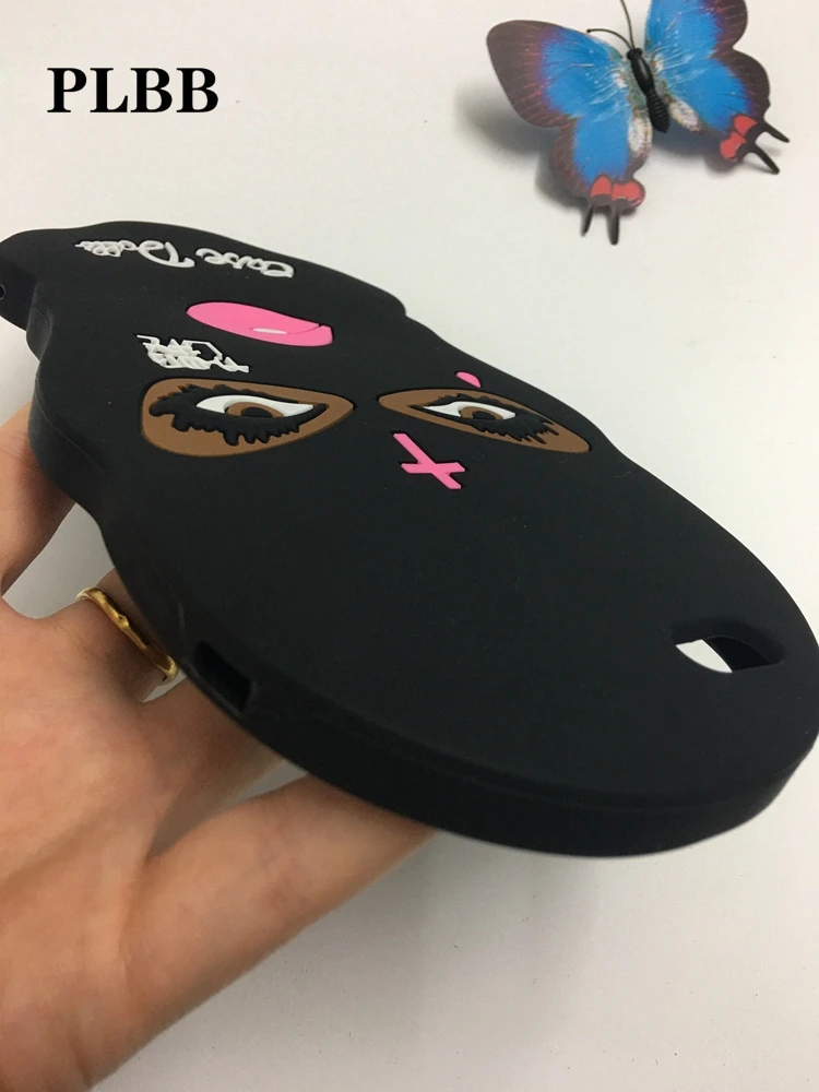 PLBB 3D чехол для iPhone 6s 7 8 plus силиконовый с большой маской в виде глаз девочек