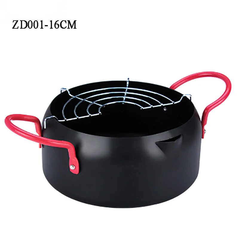 Домашняя фритюрница контейнер для масла с фильтром полка жареный горшок набор