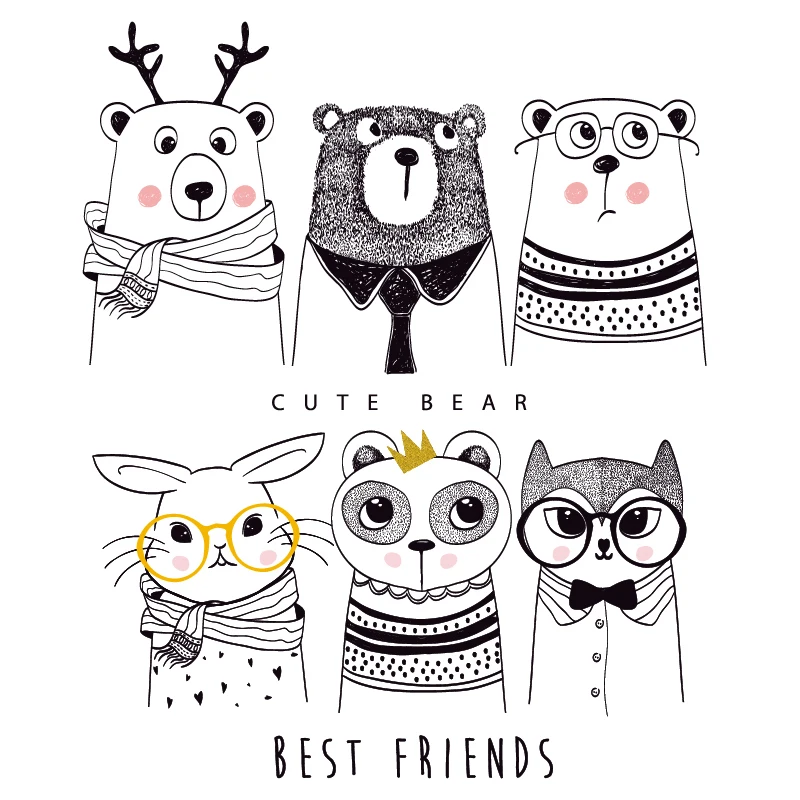 Накладки на джинсы с рисунками животных утюжок для джинсов футболок рукоделия