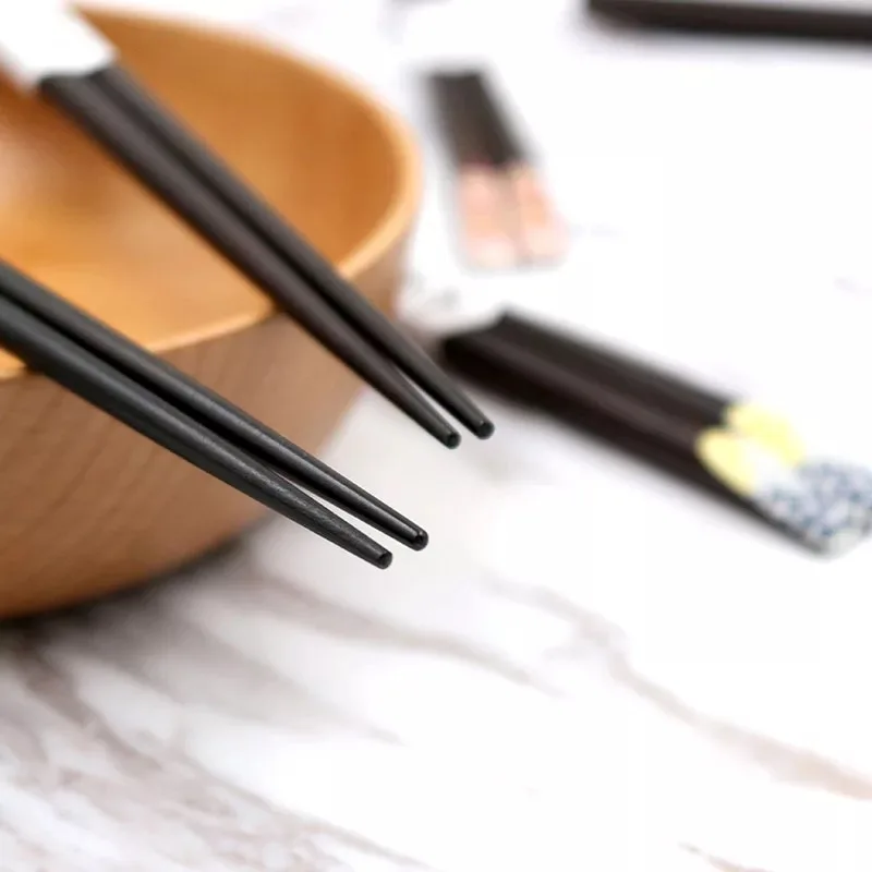 10 пар палочки для еды из натурального дерева в японском стиле|Палочки еды| |
