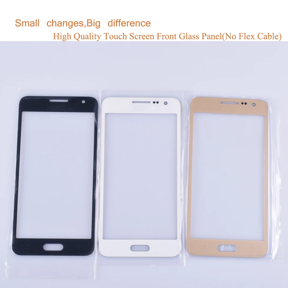 Сенсорный экран для Samsung Galaxy A3 2015 A300 10 шт. передняя панель стеклянная линза