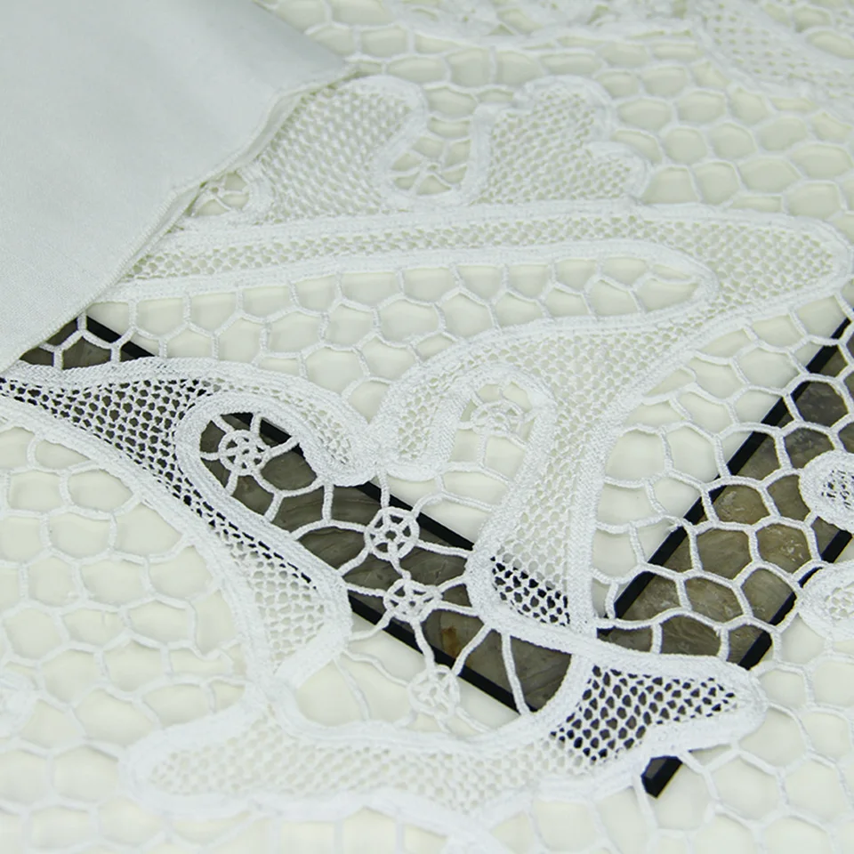 QUNYINGXIU 100% хлопок Tabelcloth Tuscany кружево ручной работы цветочный Классический