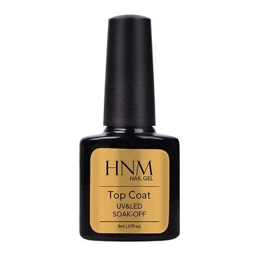 top coat HNM 8 мл УФ-гель для ногтей замачиваемый полуперманентный Гель-лак для штамповки лаковый Гибридный Гель-лак Lucky Ink гель для ногтей - Цвет: top coat