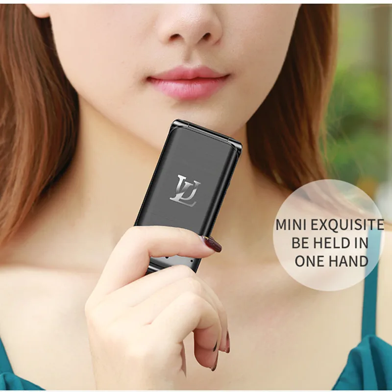 Ulcool V9 Роскошный телефон раскладушка мини Чехол для мобильного телефона с