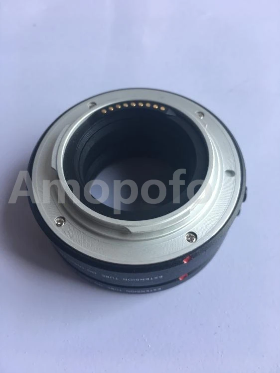Amopofo Удлинительное Кольцо для макросъемки с автофокусом объектива Canon EOS M M2 M3 M5 M6