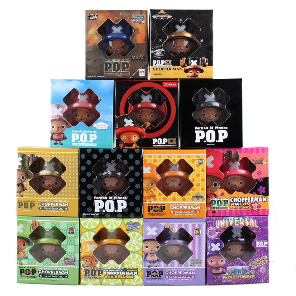 Экшн-фигурки Chanycore 1 шт. 11 видов стилей золотой красный черный WCF ZOO Tony Chopper