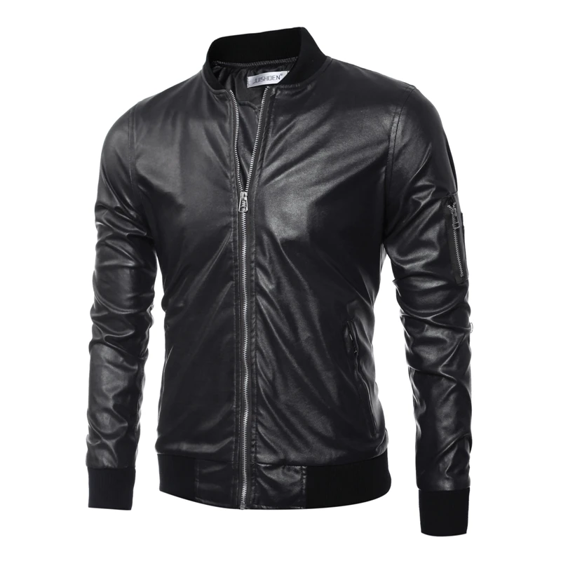 2016 Горячая Распродажа Новое поступление кожаные куртки мужская куртка Мужская