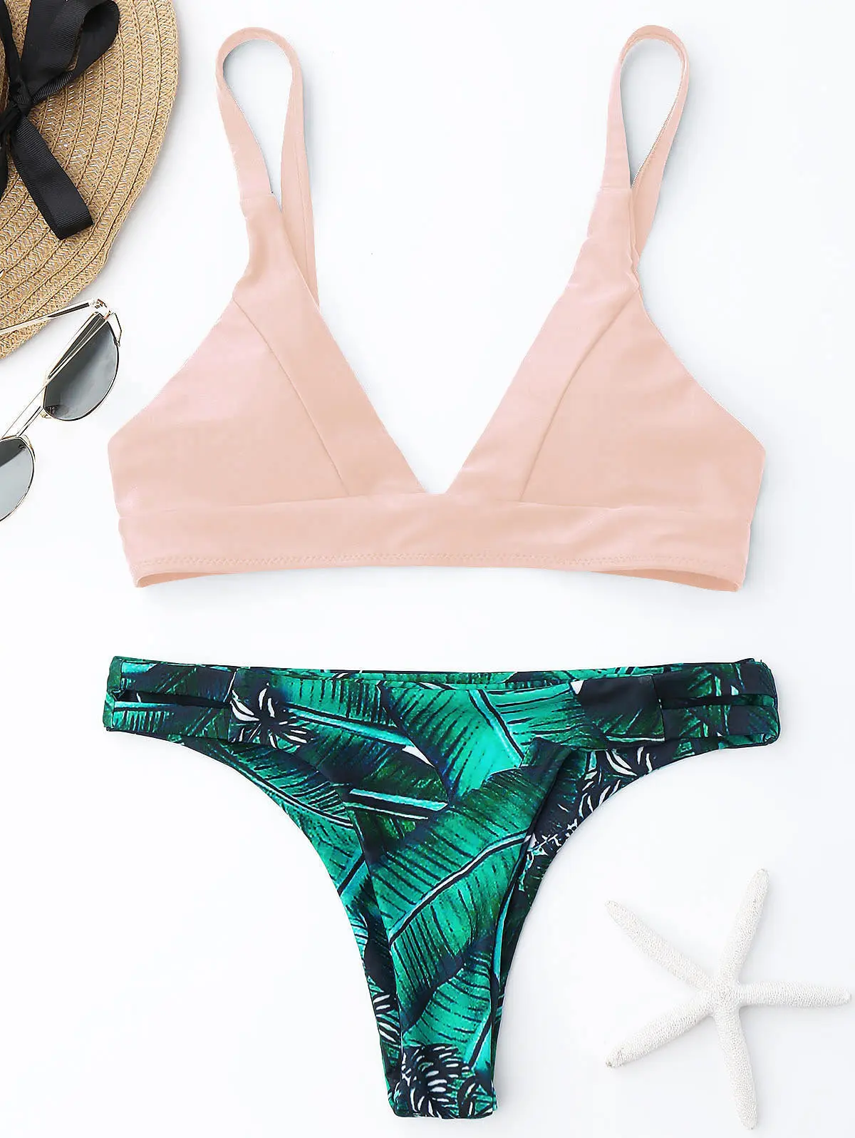 Женский купальник с цветочным принтом Evage pitaya maillot de bain femme Бразильское бикини