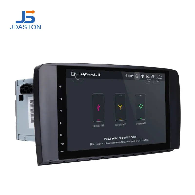 Автомобильный мультимедийный плеер JDASTON 2 Din 9 дюймов Android 10 для Mercedes Benz GL ML CLASS W164 X164