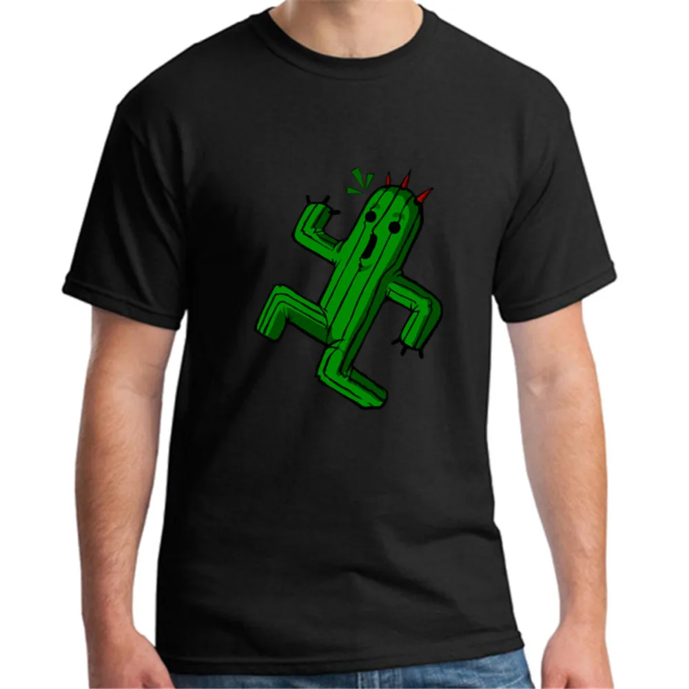 Cactuar футболка мужская рубашка с коротким рукавом и круглым вырезом командная для
