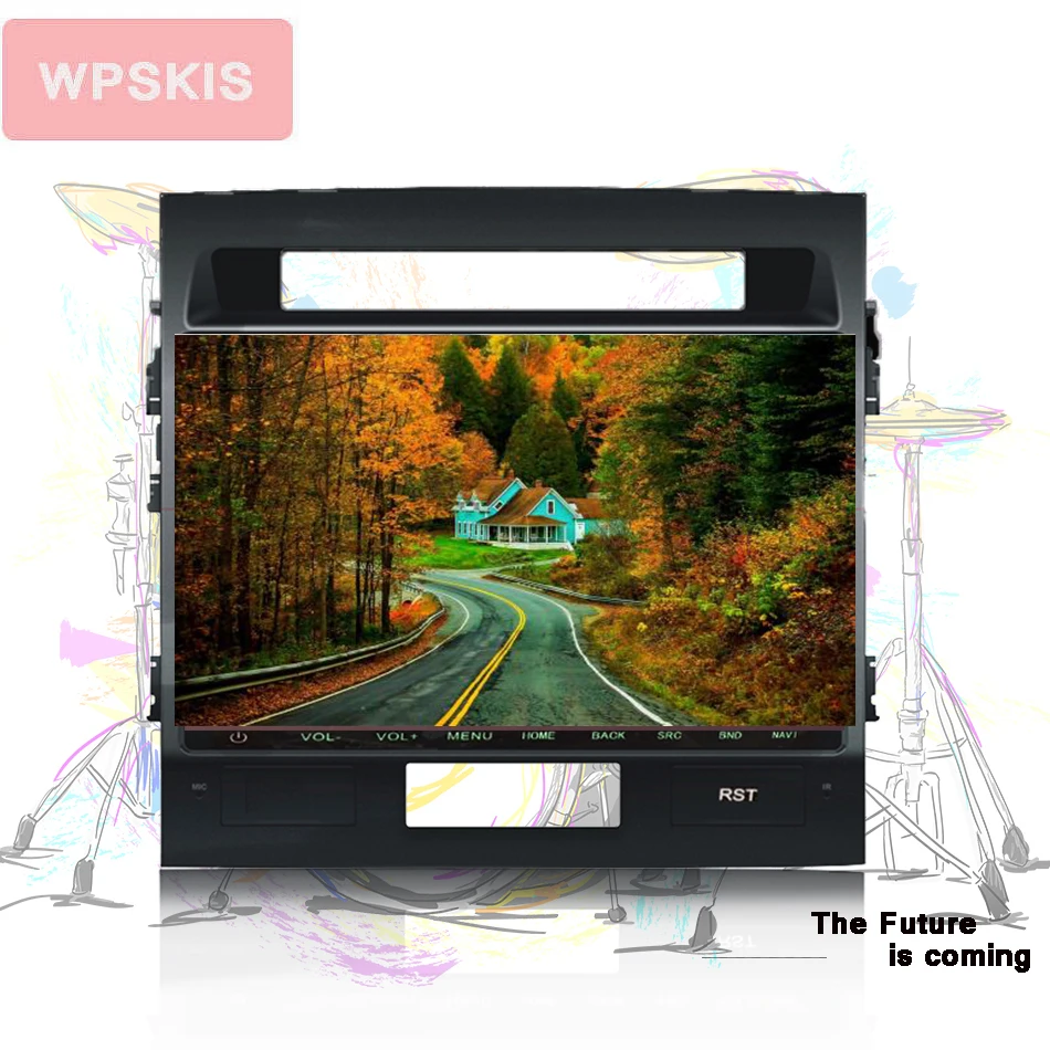 10," Android 10,0 автомобильный Dvd gps для Toyota Land Cruiser LC200 Landcruiser 2008-15 радио мультимедиа аудио gps навигация головное устройство