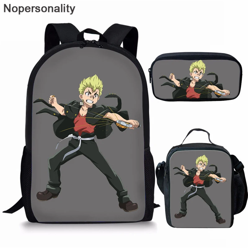 XM1898CGK Nopersonality классный Детский комплект школьных сумок аниме Beyblade Burst Evolution школьные сумки рюкзак для девочек мальчиков ортопедические школьные сумки - Цвет: XM1898CGK