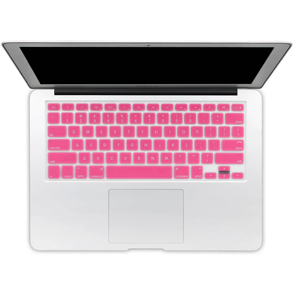 Силиконовая Защитная крышка для клавиатуры с английскими буквами США MacBook 13