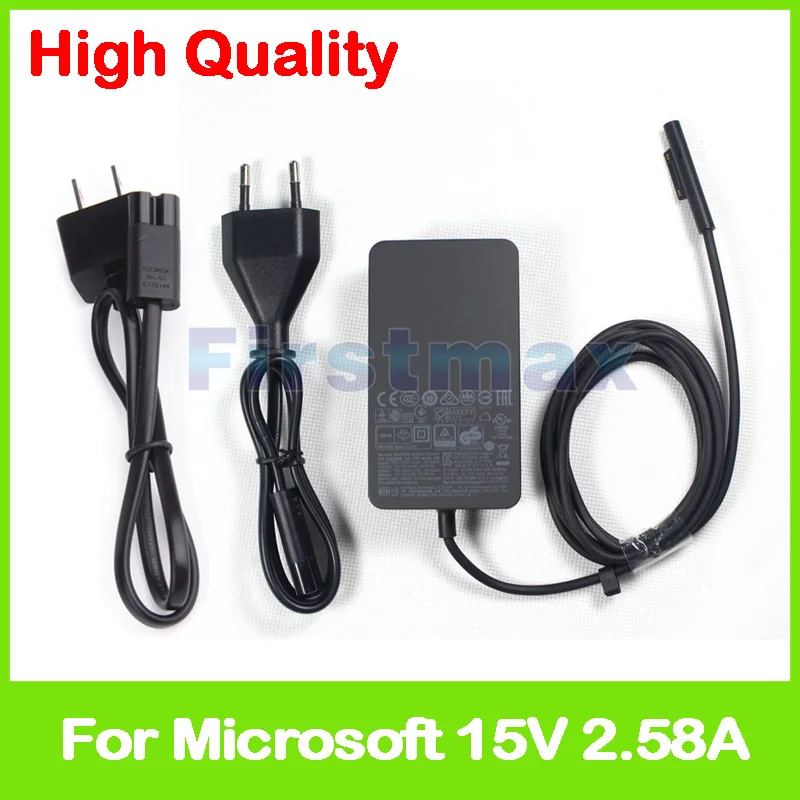 15V 2.58A 44W 1800 AC адаптер для Microsoft Surface Pro 5 2017 модель 1796 1807 поверхности ноутбука 1769 1782