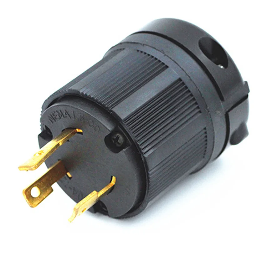 l530p male plug Америка ul nema L5-30P L5-30R США 30A Проводная промышленность Собранный разъем Tripolar Мужской Женский Сосуд с Selfocked розетка - Цвет: l530p male plug