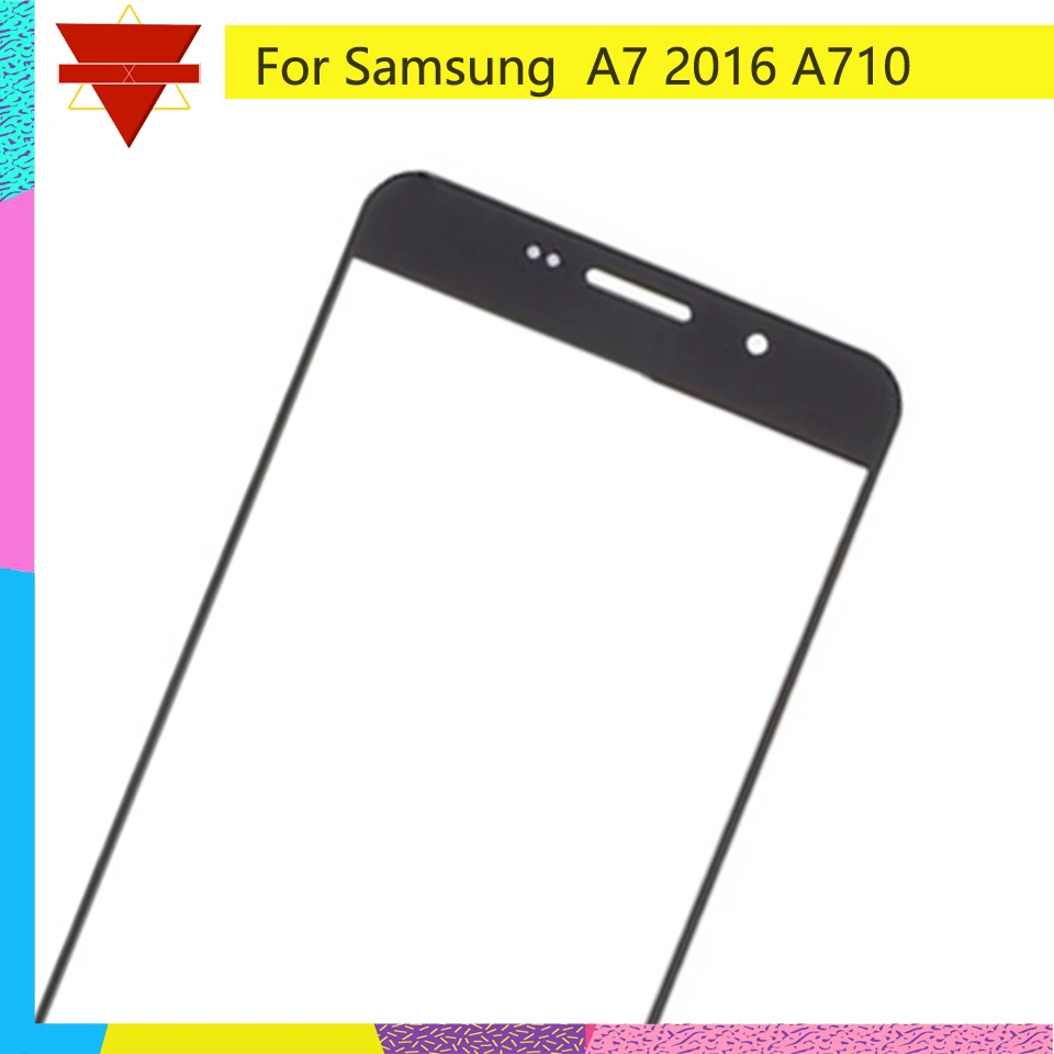 A710 внешний стеклянный сенсорный экран для Samsung Galaxy A7 2016 A710F A710M A710H lcd Передний