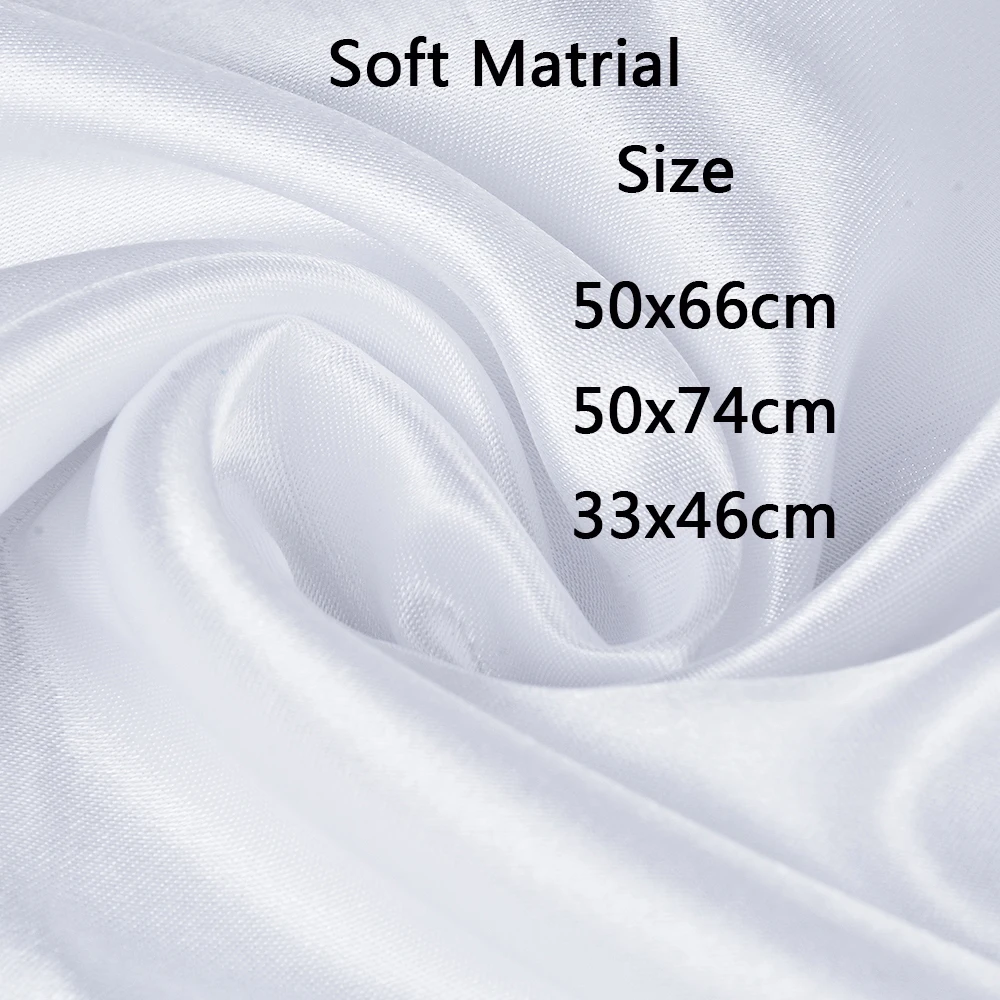 Квадратный Классический чехол для подушки из искусственного шелка и сатина с