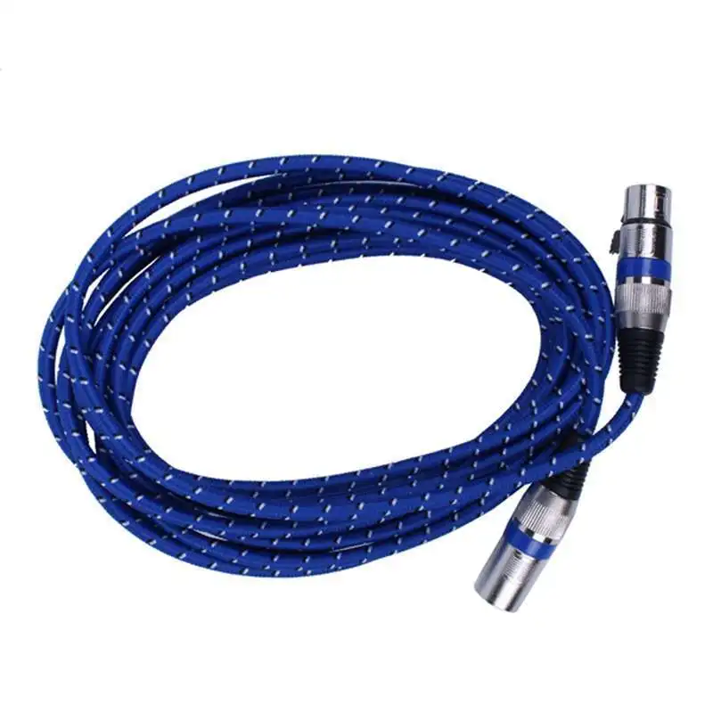 Аудиоразъем Pin XLR гнездовой разъем для микрофона Удлинительный аудиокабель