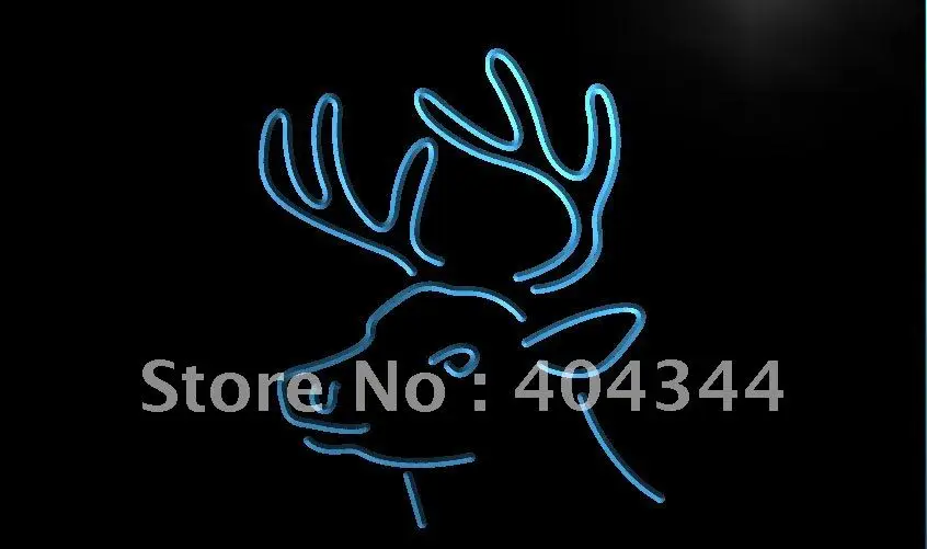

LK664- Deer Head Hunting Home Decor LED Neon Light Sign home decor crafts