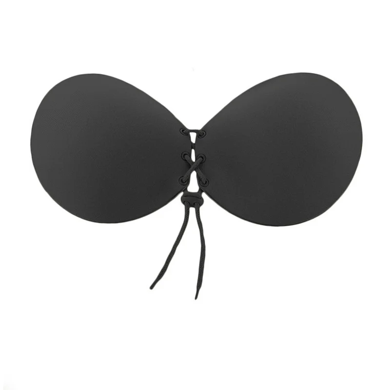 100 pcs Sexy Women Invisible Bra Self Adhesive Breast Strapless Fly Bra Sticky Silicone Seamless Push Up Bra Adhesive For Breast