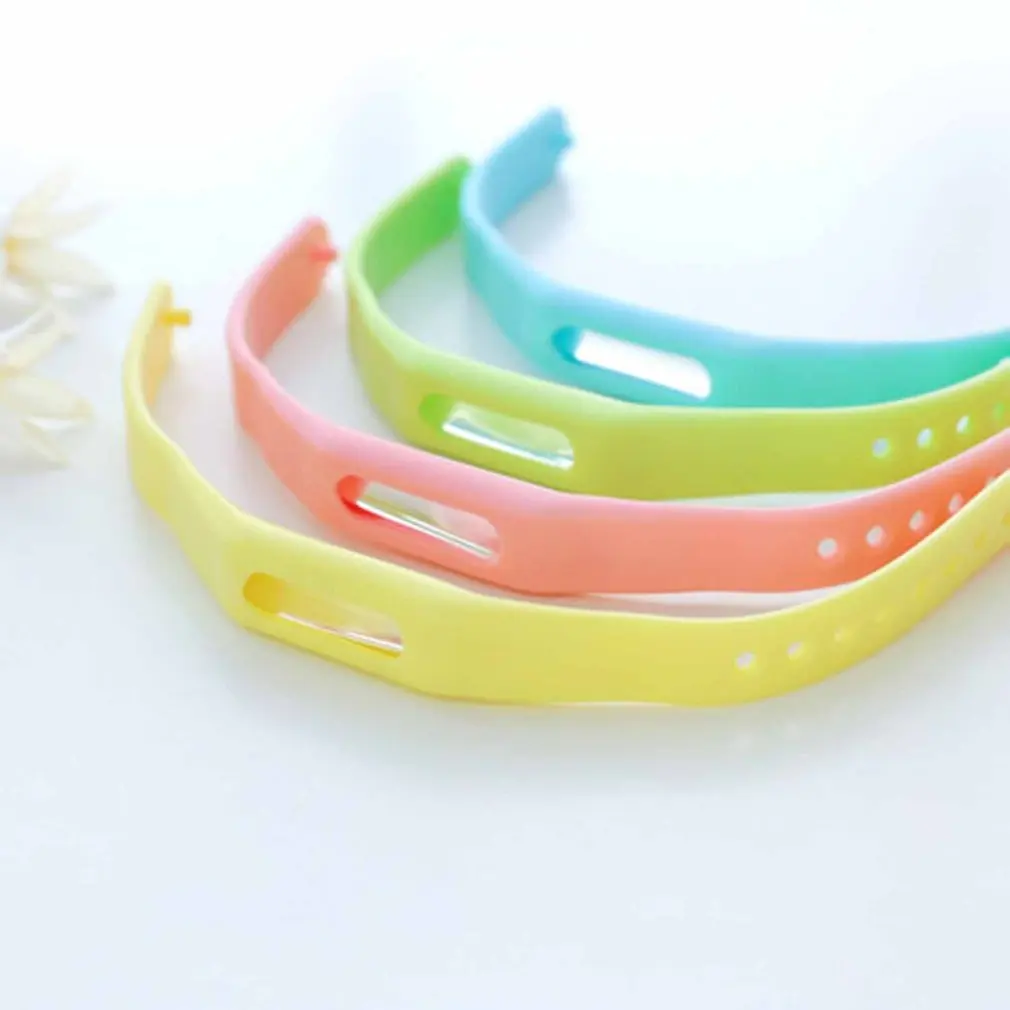 Детский силиконовый браслет противомоскитная капсула борьба с насекомыми