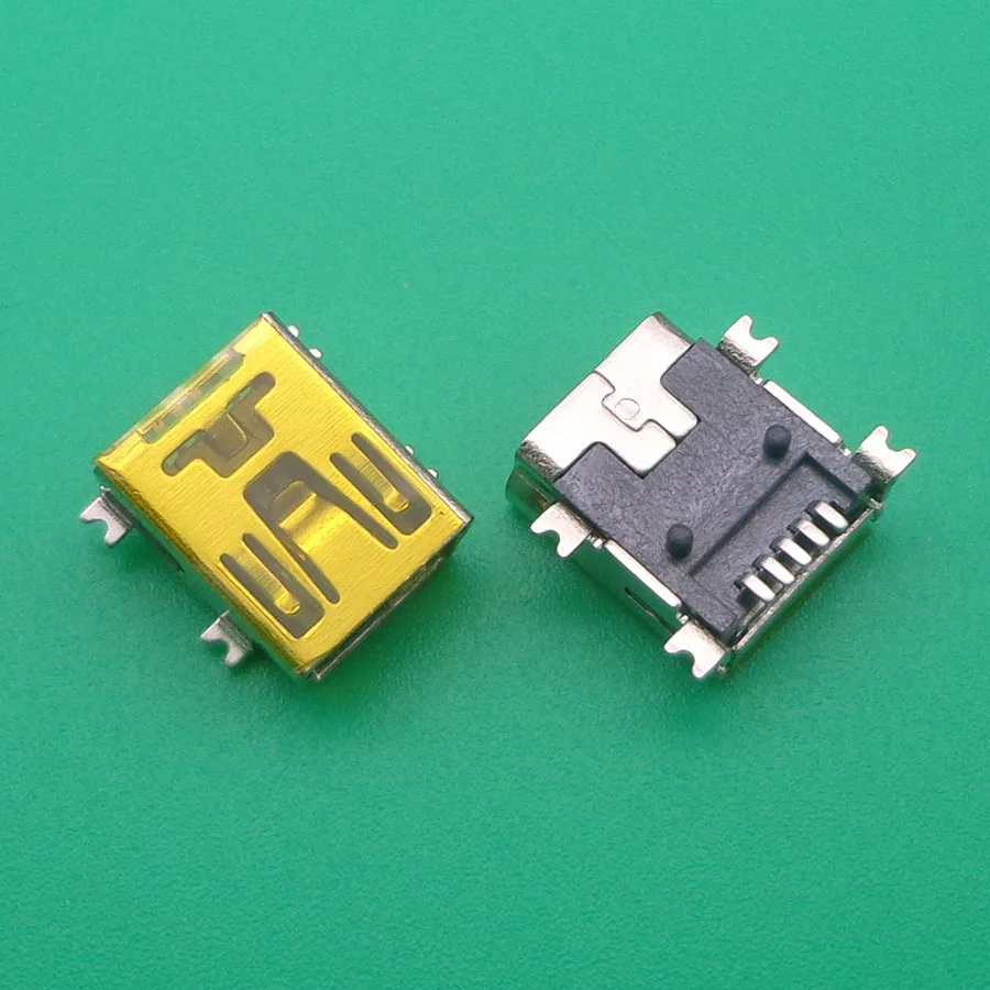 100 шт./лот бесплатная доставка разъем mini USB jack V3 порт для MP3 MP4 GPS и т. Д. 4 фута SMT|lot