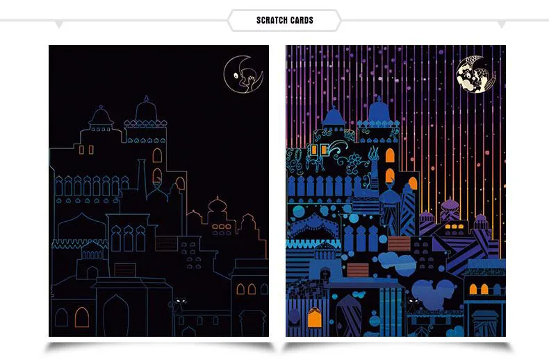 Детская сказочная мультяшная история скретч-карты для рисования игрушек/Детская скребковая живопись Золушки/alibaba/скребок бумаги