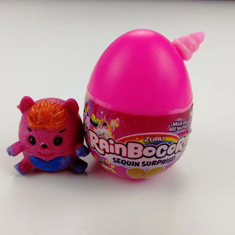 Мини Rainbocorns блесток Единорог фигурки животных коллекционные Развивающие игрушки
