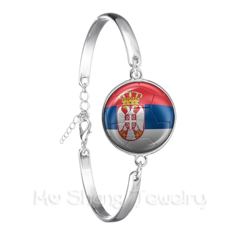 Trendy Football Bracelet 2018 World Cups National Flag Switzerland Sweden Japan Portugal Nigeria Soccer Souvenirs | Украшения и