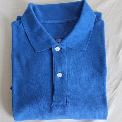 Blue FAISIENS Men10XL 12XL однотонные рубашки короткий рукав отложной воротник плюс размер большой 8XL 9XL черный синий хлопок классическая простая рубашка - Цвет: Blue