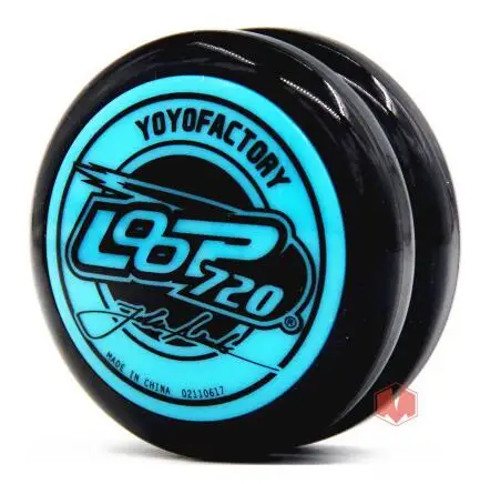 YYF LOOP720 йо-йо Профессиональный Йо-Йо ЧПУ металлический подшипник йо-йо пластиковый шар для начинающих уровень йо-йо - Цвет: black blue