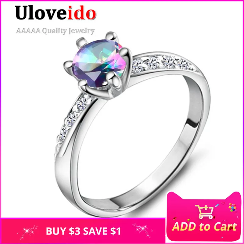 Свадебные кольца с кристаллами короны для женщин Уникальные эксклюзивные