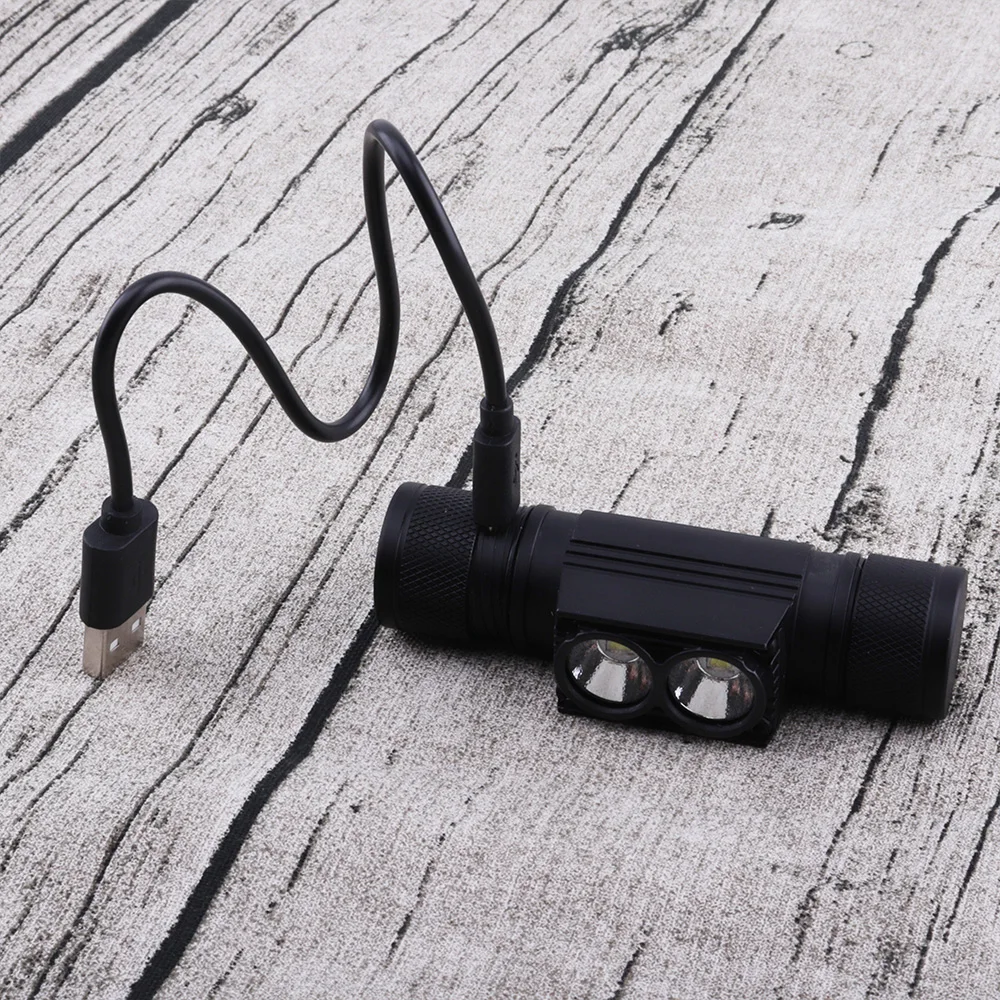BORUiT 1000LM XP-G2 светодиодный налобный фонарь USB зарядное устройство 18650 аккумулятор налобный фонарь 4 режима Головной фонарь Водонепроницаемый фонарик для кемпинга и охоты