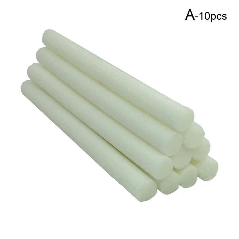 Replace wick A-10pcs Фильтр увлажнителя, губки, сменные палочки, фильтр фитиль для автомобиля, увлажнитель "Божья коровка" лимонное яйцо чашки увлажнитель воздуха Арома диффузор - Название цвета: Replace wick A-10pcs