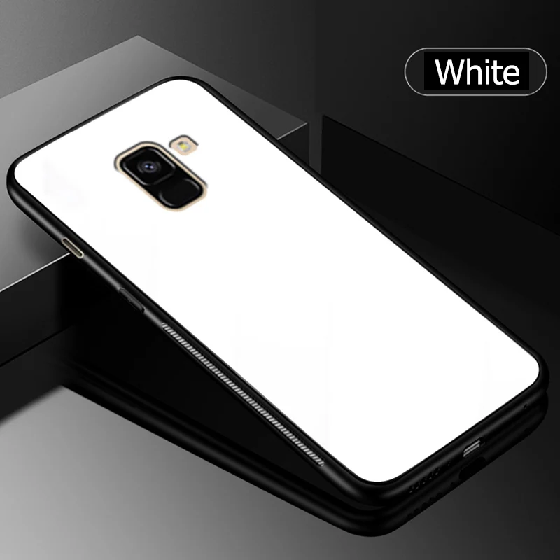 Tempered Glass 6.0For Samsung Galaxy A8 Plus Case For 2018 A730 A730F Cell Phone Back Cover |