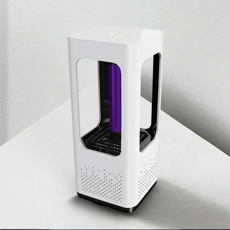 Белый USB Электрический Летающий Жук Zapper убийца насекомых-комаров Светодиодный УФ лампа ловушка Нетоксичная антимоскитная лампа репеллент инструменты - Цвет: Белый