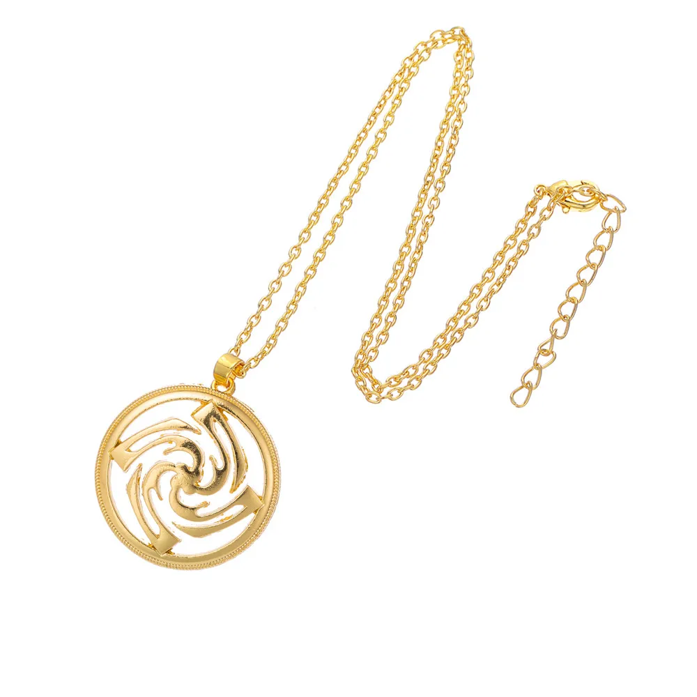 Рыболовный крючок славянский спиральный амулет подвески золотого цвета