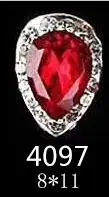 4097(5pcs) 5 шт гвоздь для ногтей art strass красные кристаллы стразы Подвески Стразы для ногтей инструменты для блеск 3d-украшения для ногтей, M409 - Цвет: 4097(5pcs)