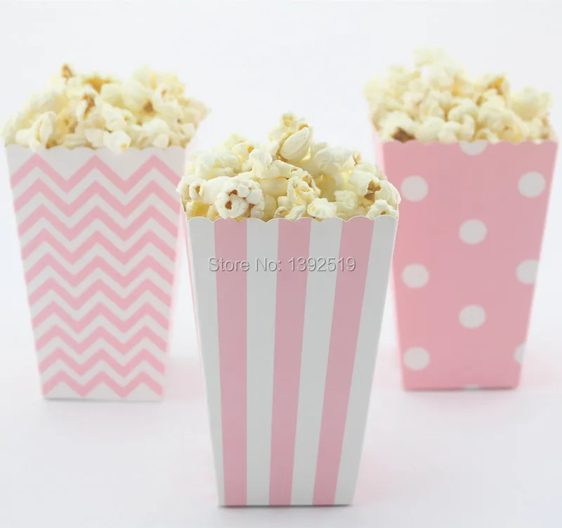 Бесплатная доставка 36 шт. розовая бумажная коробка украшение для детского душа