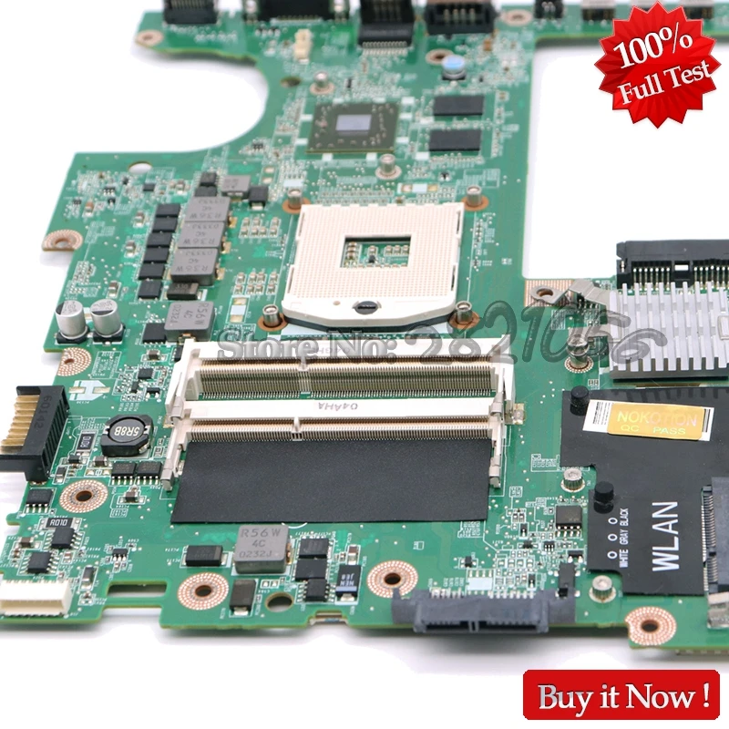 NOKOTION CN 04DKNR DA0FM9MB8D1 материнская плата для ноутбука dell Studio 1558 ATI DDR3 Бесплатный ЦП|main