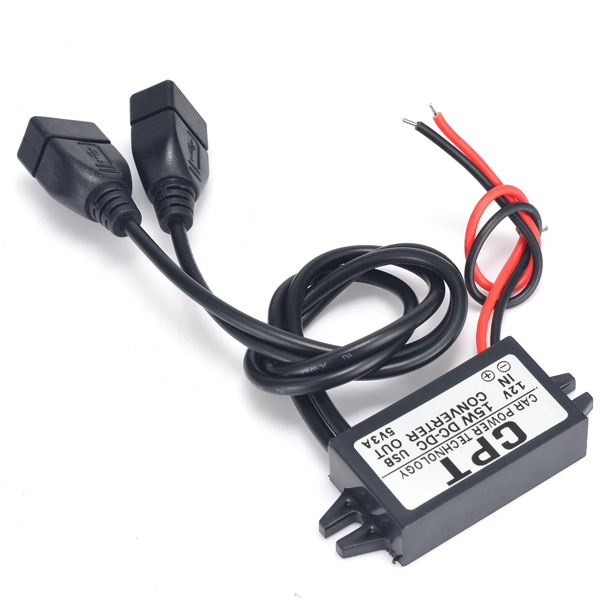 Высокое качество автомобильный преобразователь питания 12 В до 5 В двойной USB адаптер питания Разъем Автомобильный мотор 3A зарядное устройство для светодиодный дисплей автомобиля